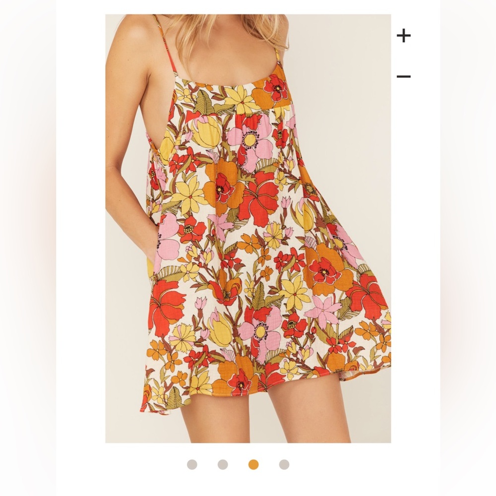 Show Me Your Mumu Women's Oasis Floral Print Mini Dress   Size Small